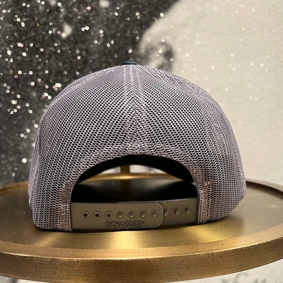 SnapBack Mesh Hat Navy Grey - Picture 6 of 8